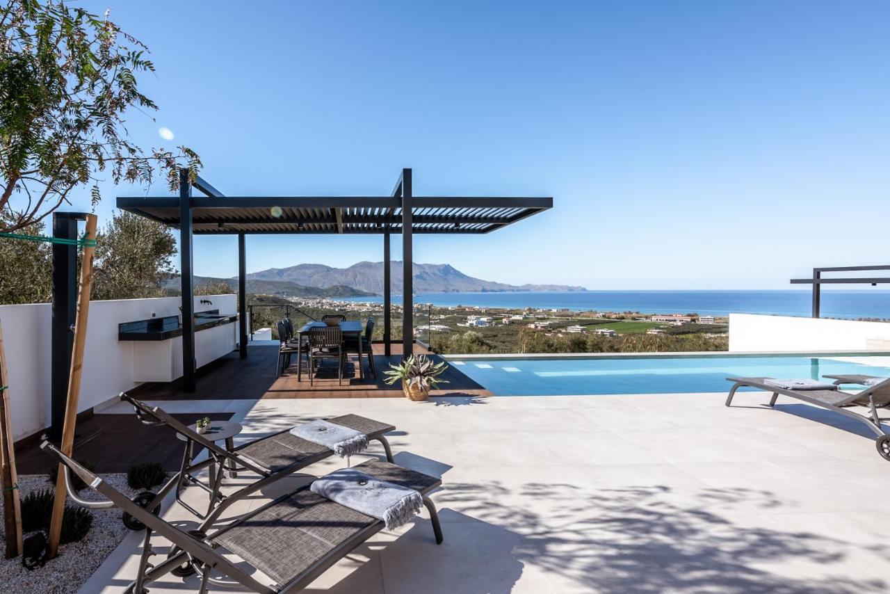 Villas Phos And Kallos Kíssamos Exteriör bild