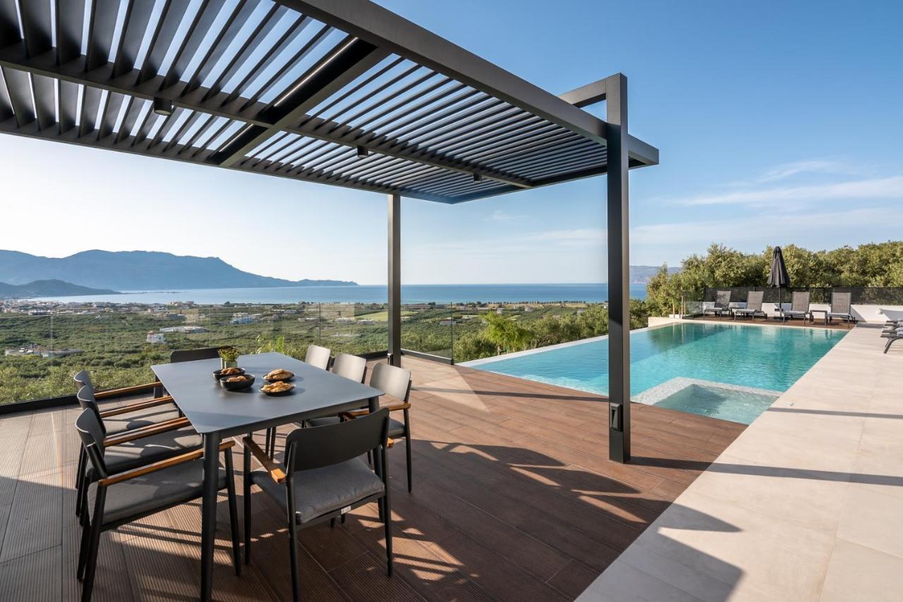 Villas Phos And Kallos Kíssamos Exteriör bild