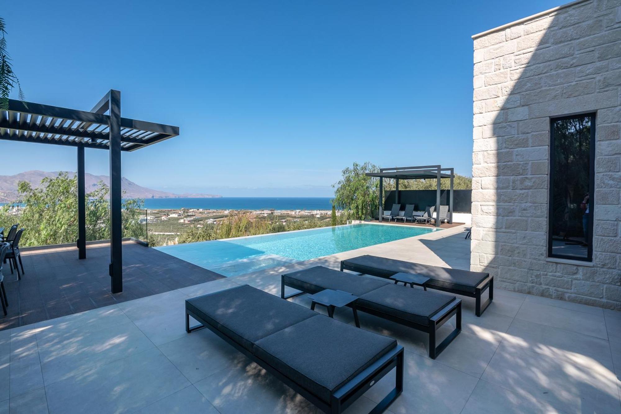 Villas Phos And Kallos Kíssamos Exteriör bild