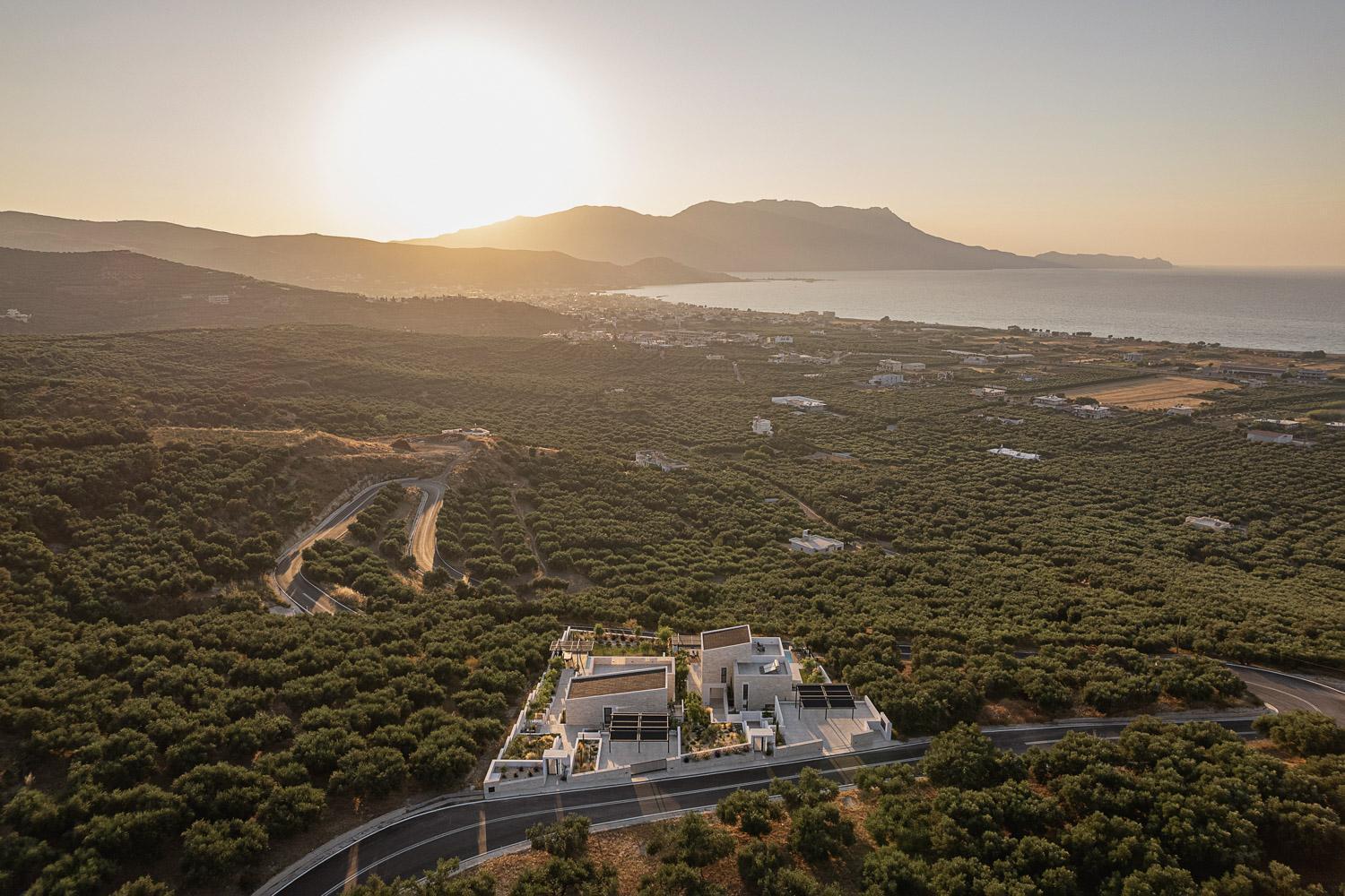 Villas Phos And Kallos Kíssamos Exteriör bild