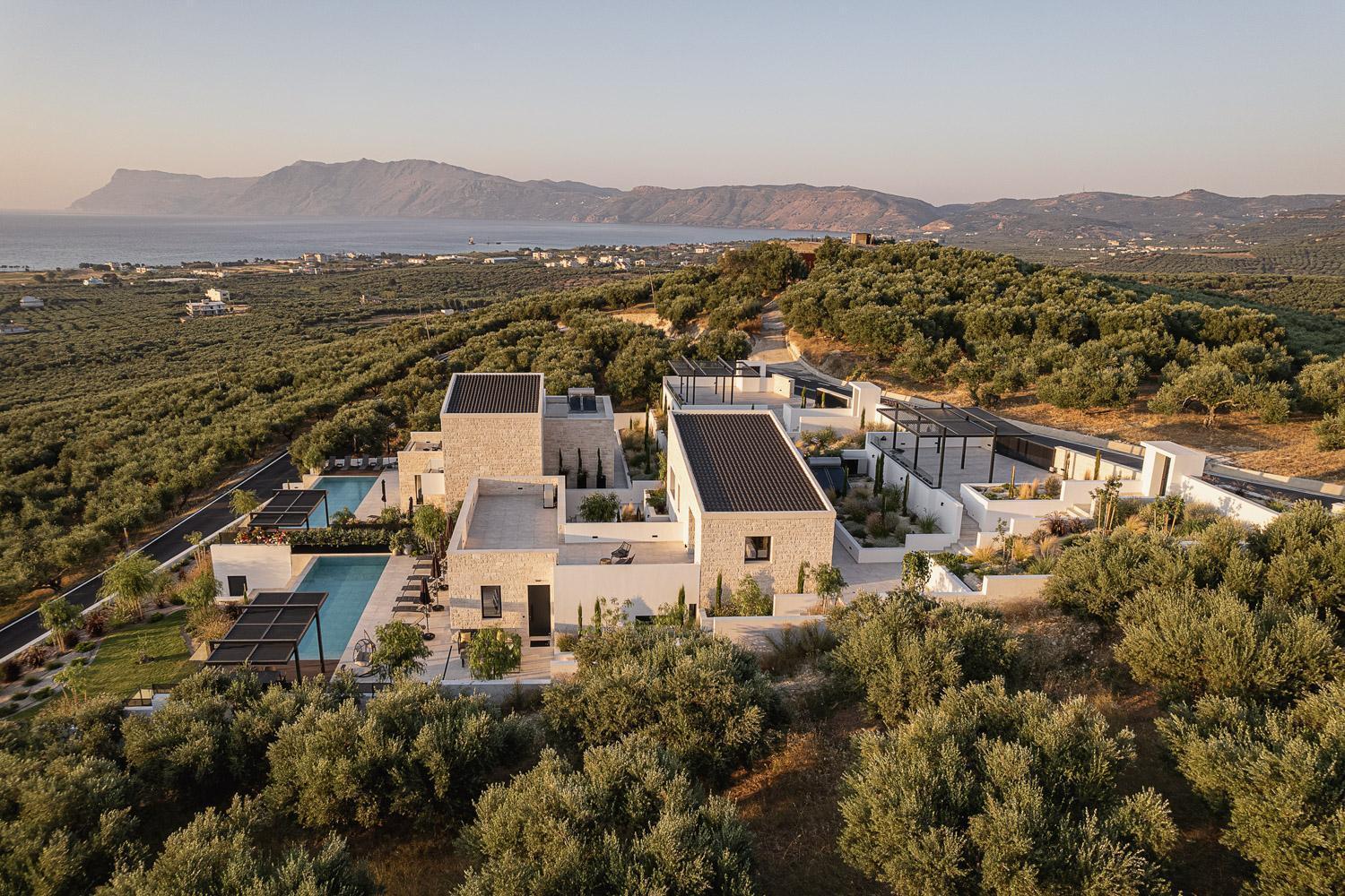 Villas Phos And Kallos Kíssamos Exteriör bild
